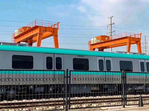 gantry crane for maglev train handling