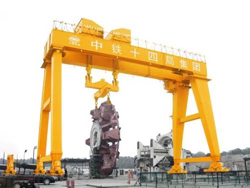 gantry crane for shield tunneling machine