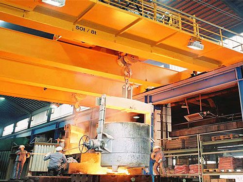 Metallurgical Single girder Overhead Crane for sale