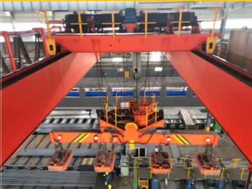 overhead crane with rotary carrier beam5