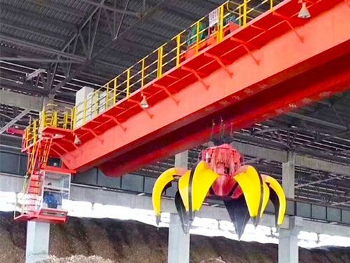 qz overhead crane with grab case