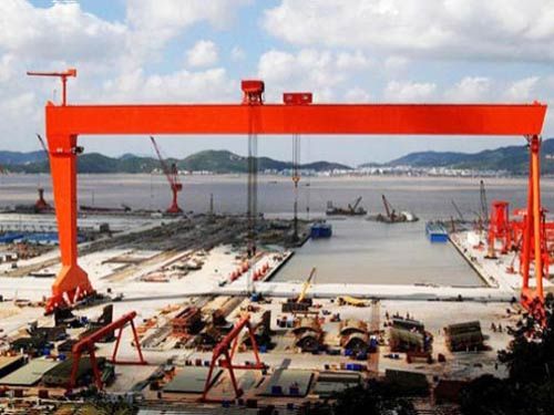 Shipbuilding Double Girder Gantry Crane