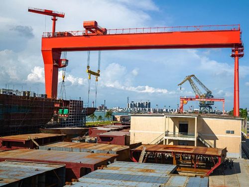 shipbuilding double girder gantry crane prices